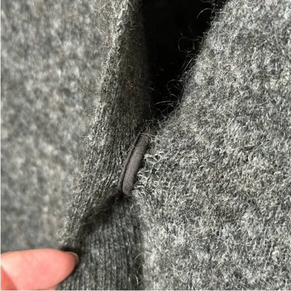 Eileen Fisher Mohair Wool Blend Short Jacket with Pockets Button Front Large - Picture 6 of 11